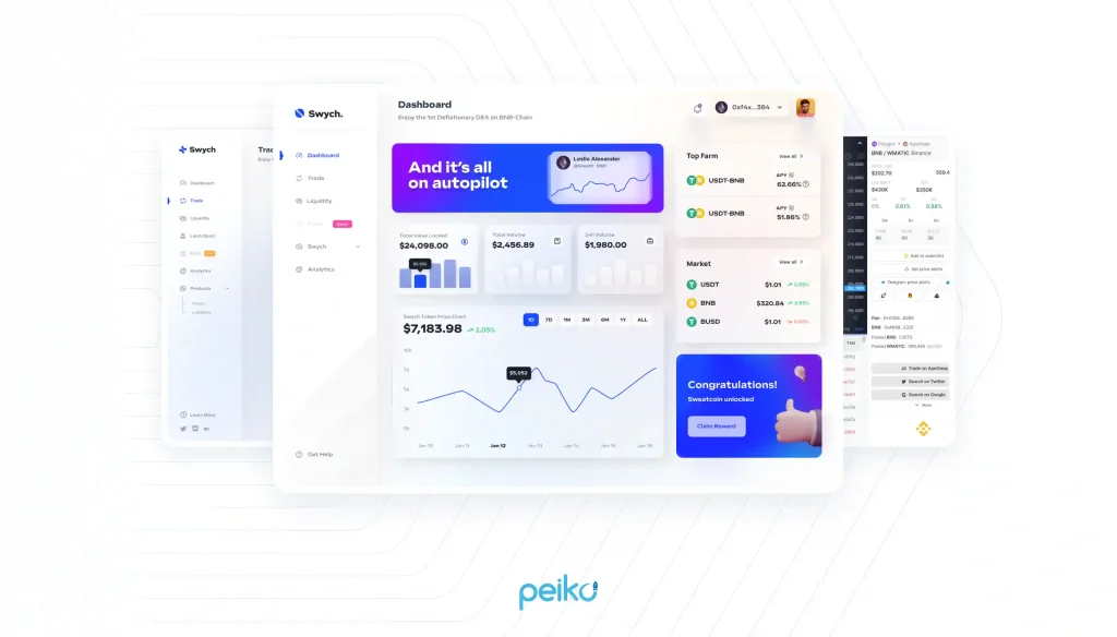 blockchain project Peiko team made