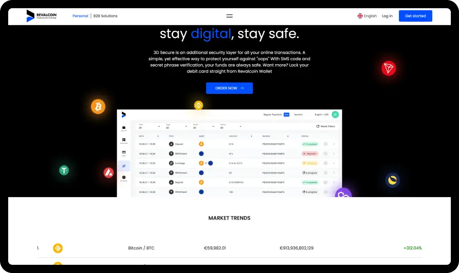Revalcoin: P2P Crypto Exchange Backend №5