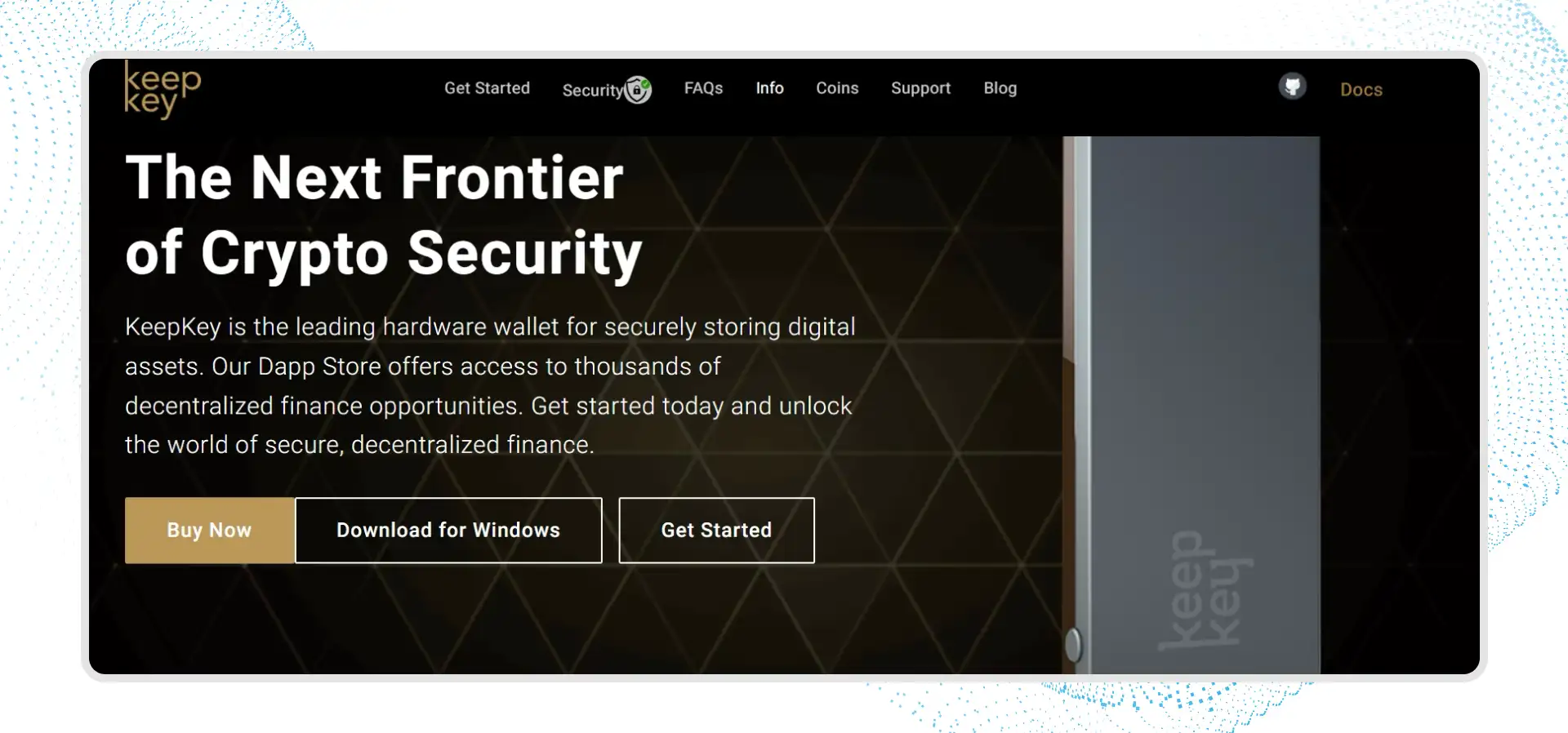 Cold Wallet Storage - Peiko