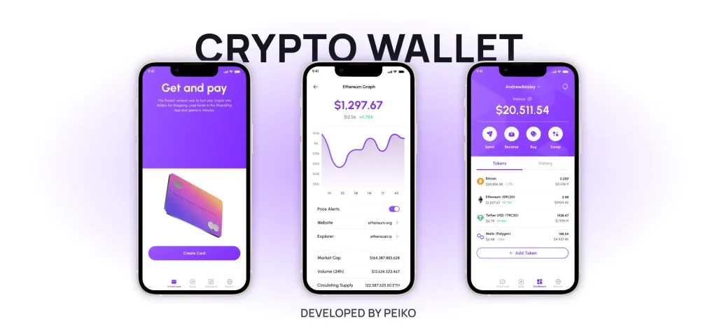 crypto wallet developed by Peiko top crypto wallet developed by Peiko team