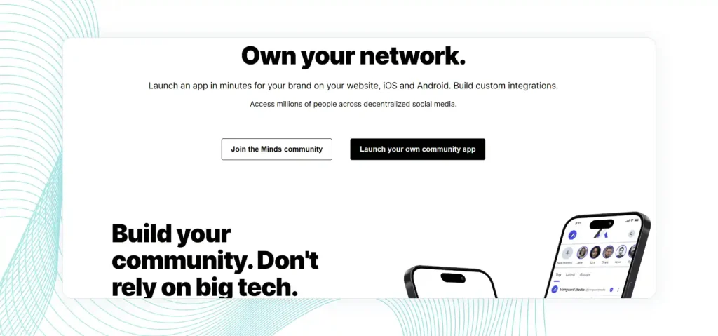 Minds is one of the top decentralized social media apps Minds is a top blockchain social media platform