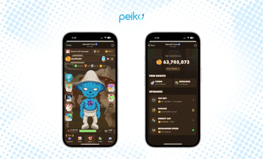 MemeFi is one of the Telegram games with in-app purchases MemeFi is one of the top Telegram games with in app purchases