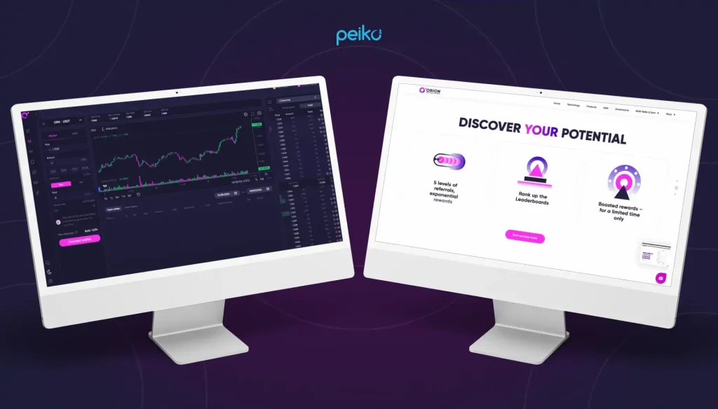 Orion Protocol is one of the top projects made by Peiko Orion Protocol is one of the top blockchain projects created by Peiko