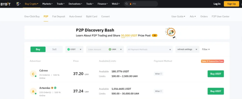 Bybit P2P crypto exchange Bybit P2P cryptocurrency exchange