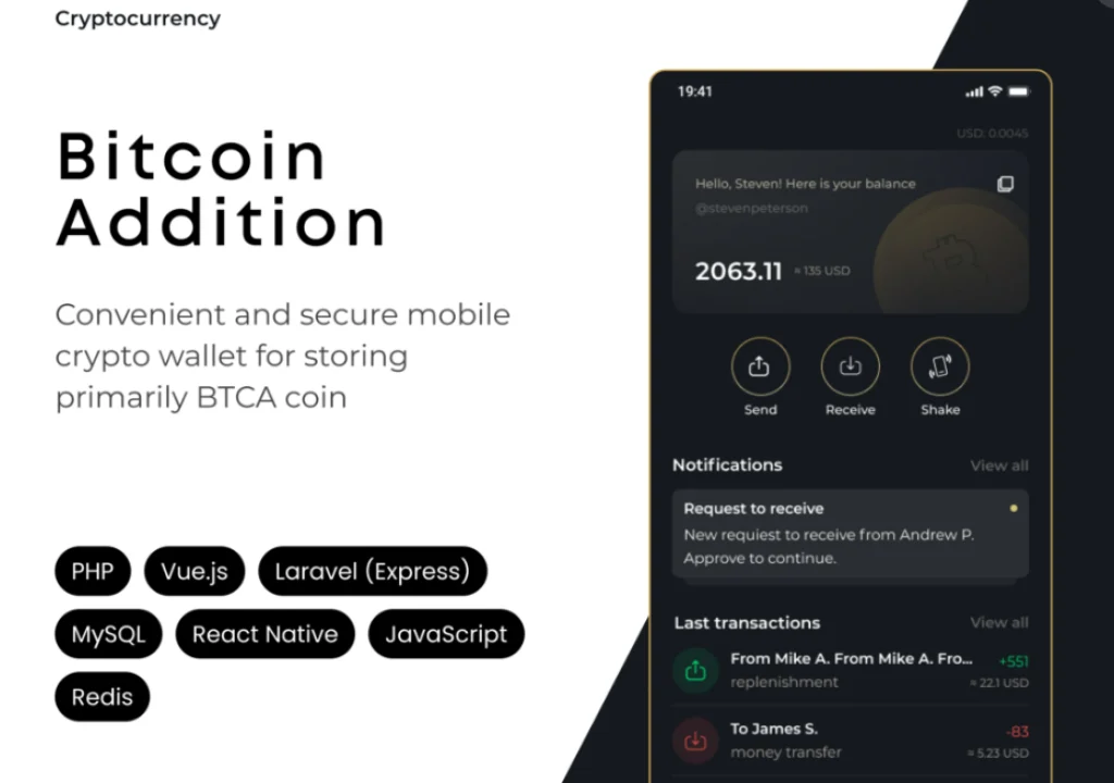 A crypto wallet created by the Peiko blockchain development firm A crypto wallet created by the best blockchain development company