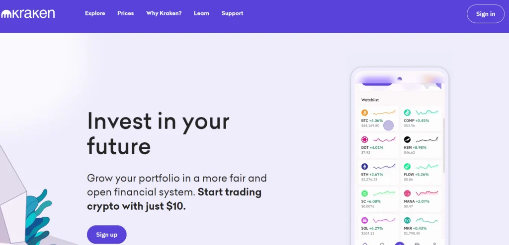 Kraken is one of the top crypto exchanges in the USA Kraken is one of the best crypto exchanges in USA