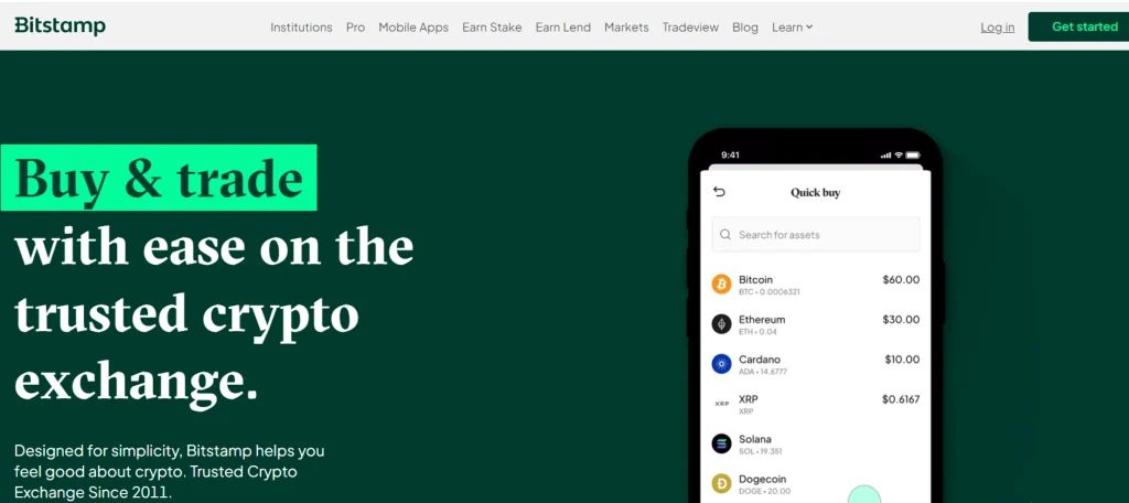 Bitstamp is one of the top crypto exchanges in the USA Bitstamp is one of the best crypto exchanges in USA