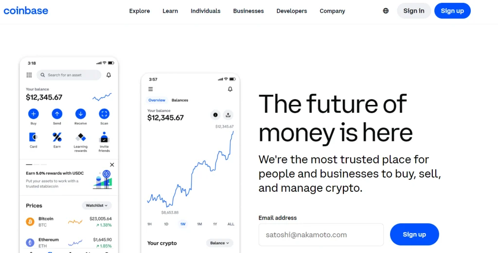 Coinbase is one of the top crypto exchanges for US Coinbase is one of the best crypto exchanges for US