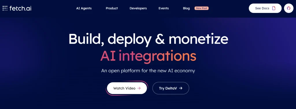 Fetch.ai, a solution that offers blockchain and AI services