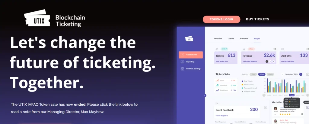 UTIX is one of the top NFT ticketing companies UTIX is one of the best NFT ticketing companies