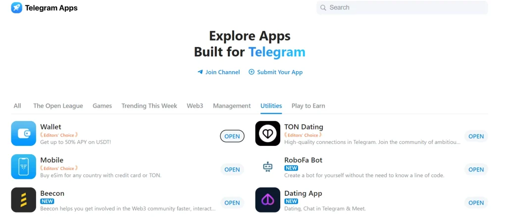 Telegram Mini Apps in crypto field Telegram Mini Apps in crypto