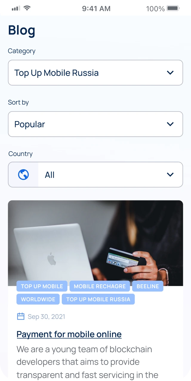 TopUp Balance