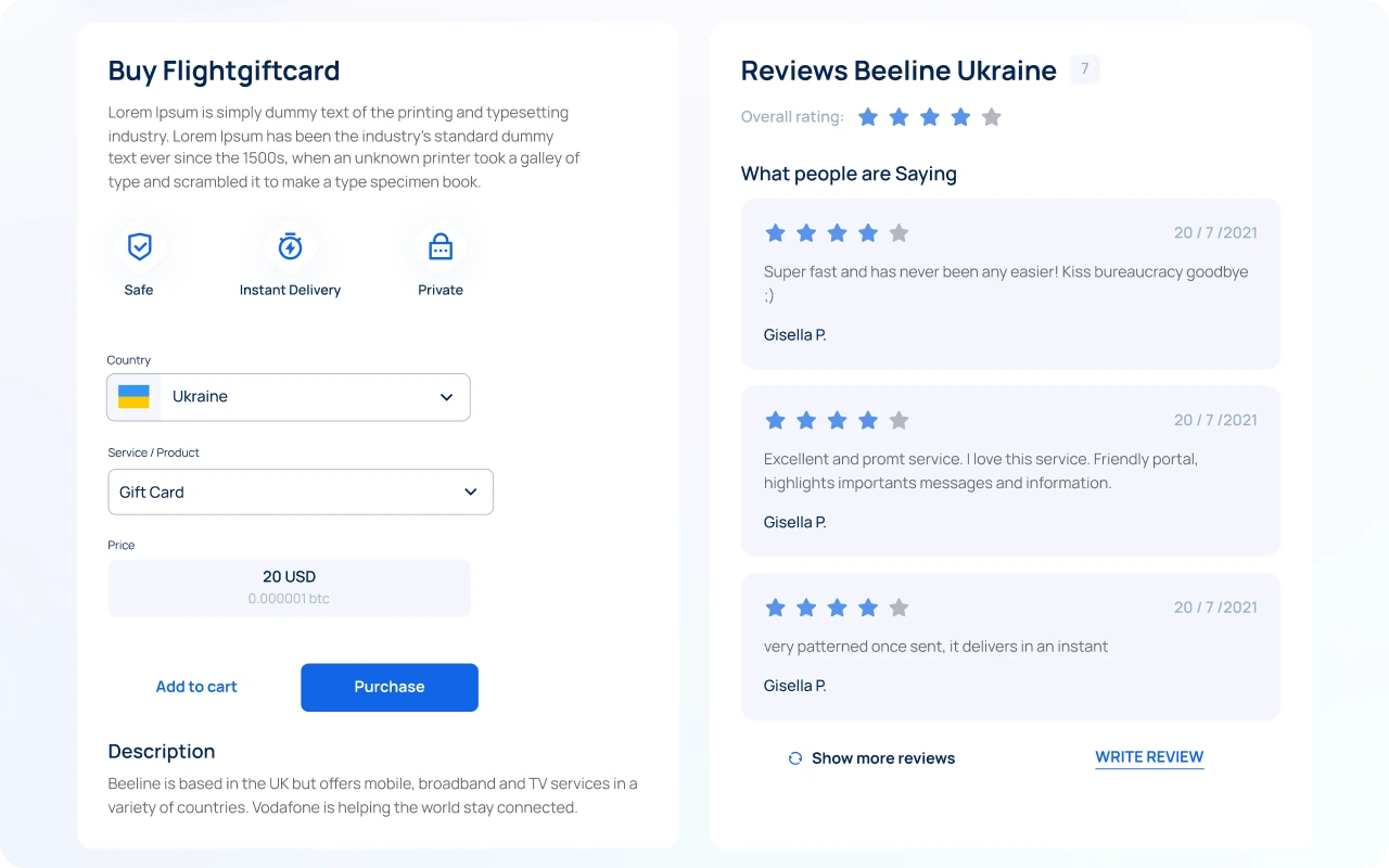 TopUp Balance