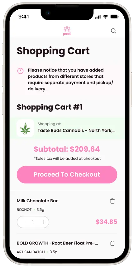 Poof Case Study: Marketplace App for the Canadian CBD Market