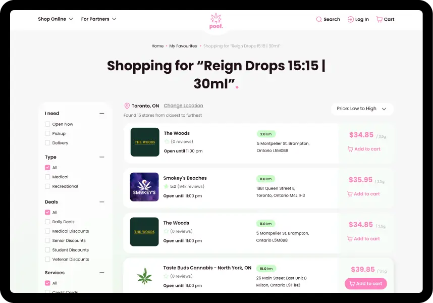CBD Marketplace Platform by Peiko - Poof Marketplace Case Study