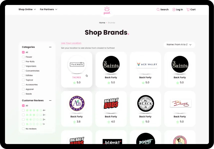 CBD Marketplace Platform by Peiko - Poof Marketplace Case Study