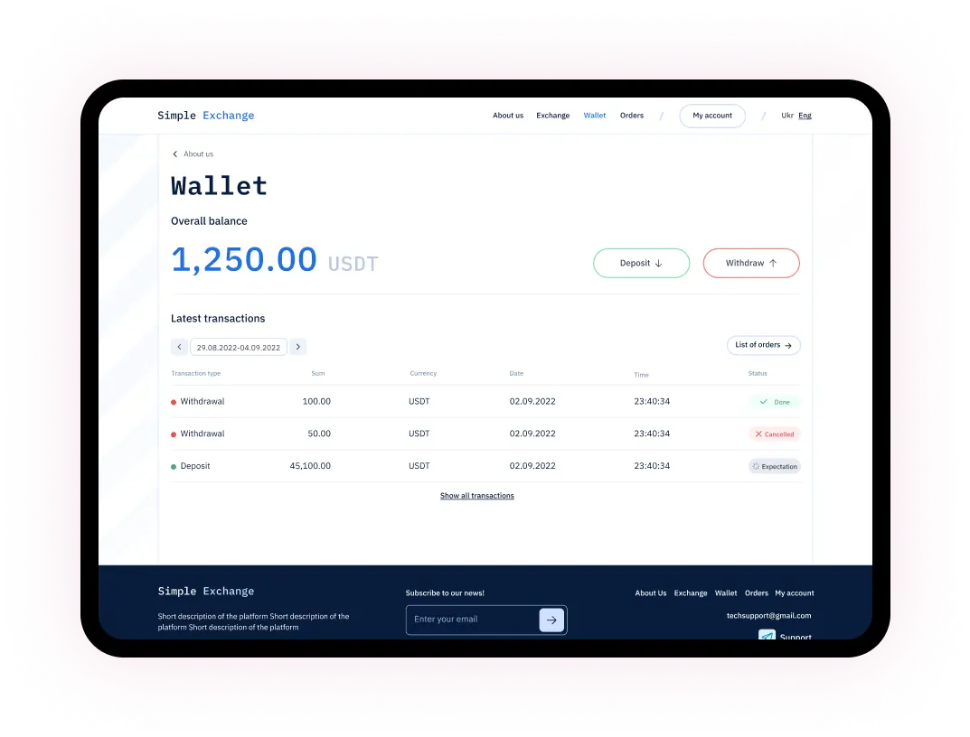 Simplex: SaaS P2P Platform to Exchange of Cryptocurrencies Case Study - Peiko