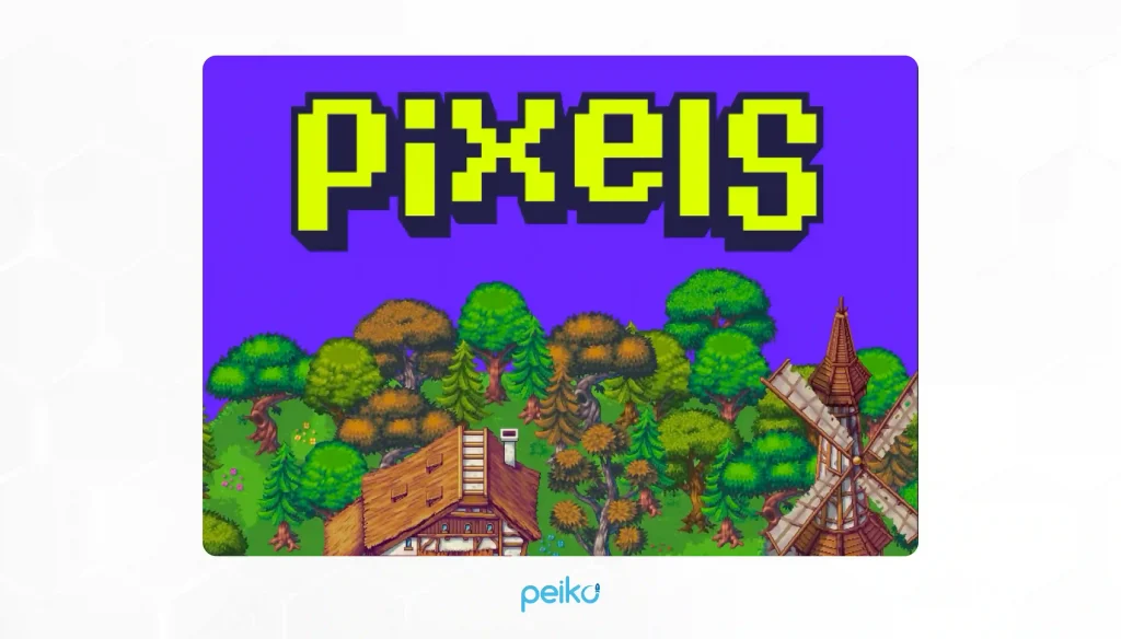 Pixels blockchain gaming market