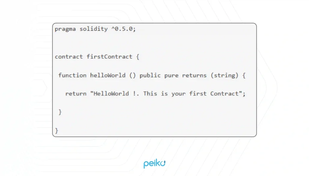 simple Solidity smart contract examples